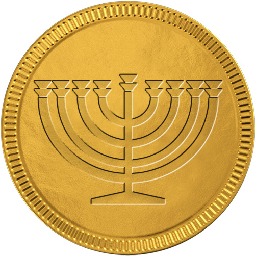 hanukkah gold coins