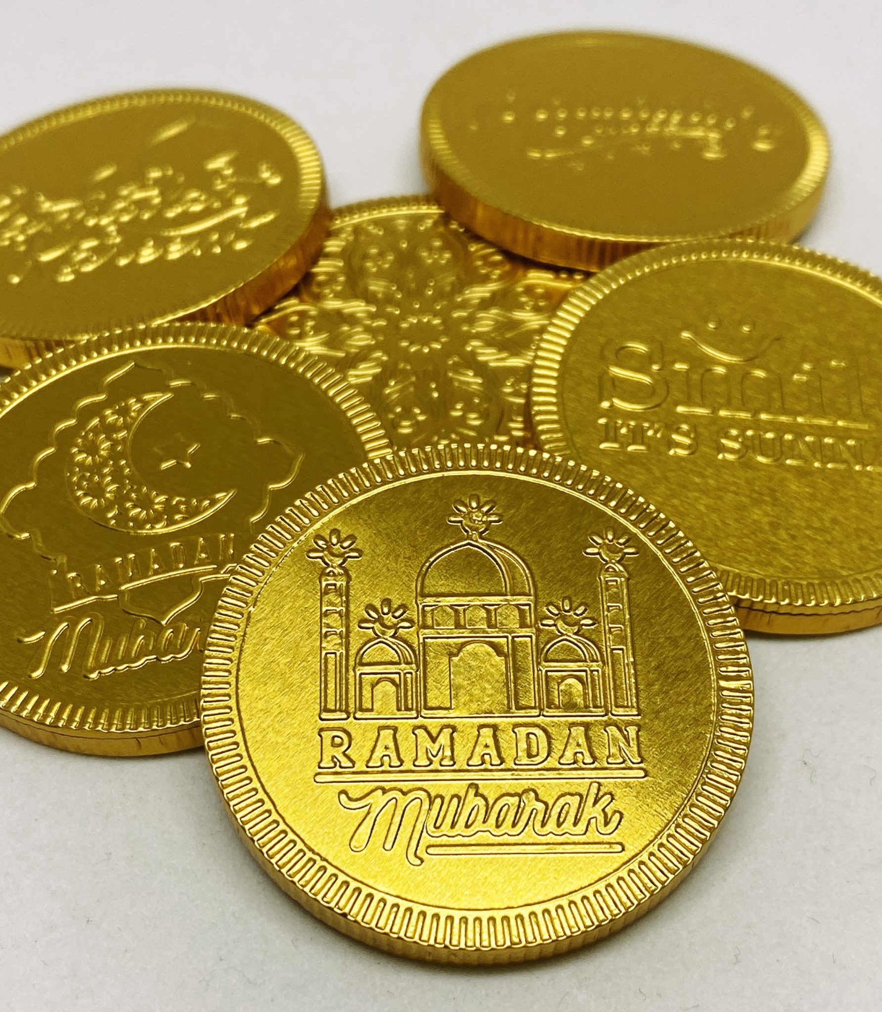 Ramadan Chocolate Coins Foiled Again! Chocolate Coins